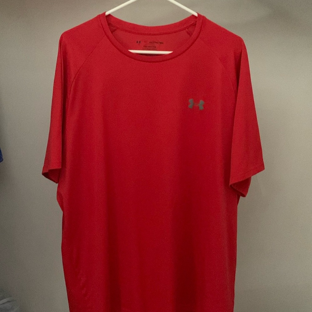 Men’s Under Armour Red XXL Tech Tee Shirt
